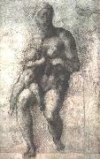 Michelangelo Buonarroti Study for a Madonna and Child oil painting artist